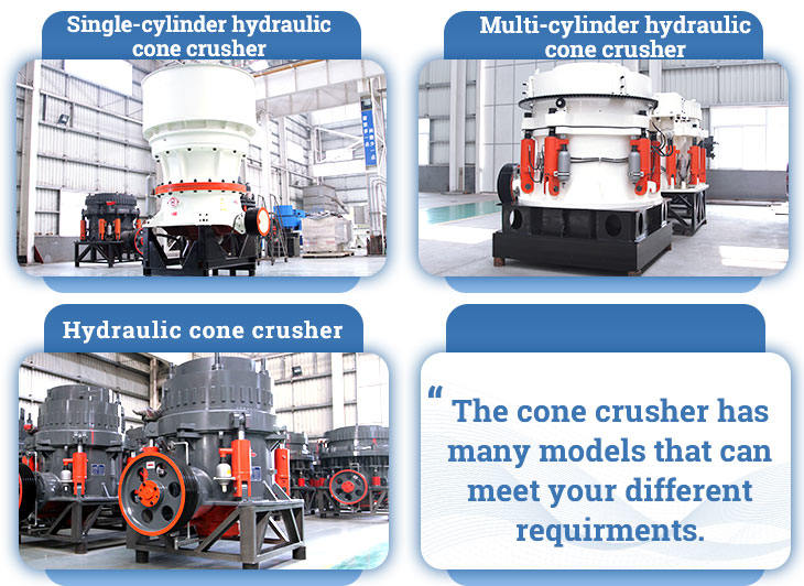 Different types of cone crushers