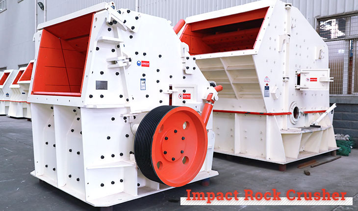 Impact rock crusher