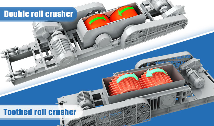 Difference between roll crusher and toothed crusher