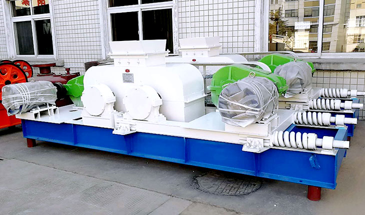 Double roll crusher machine