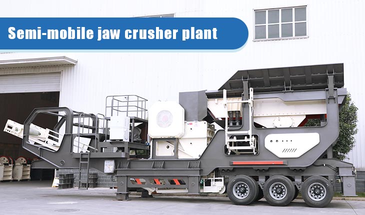 Hongxing Machinery semi-portable crusher