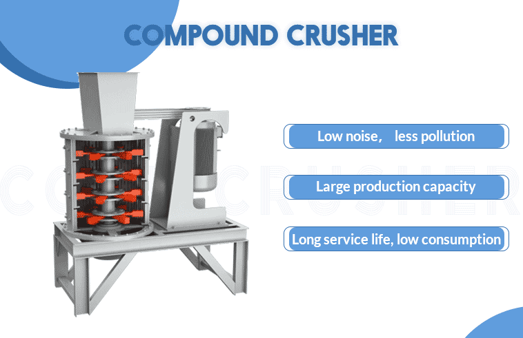 The working principle of compound crusher machine