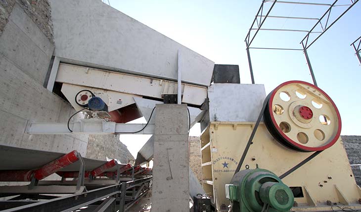 The fixed jaw crusher is on the production spot in Zimbabwe