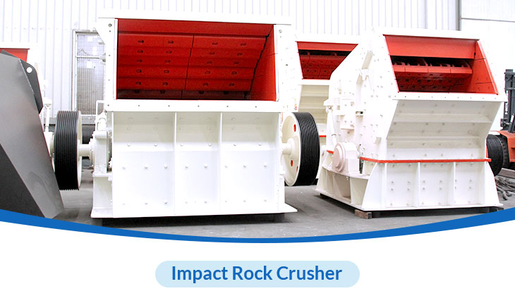 The impact rock crusher machine produced by HXJQ