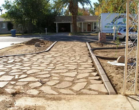 crushed concrete can be used to pave driveway