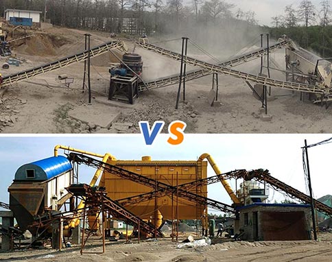 different effects of crushing site