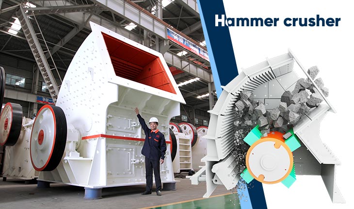 hammer crusher and its discharging port