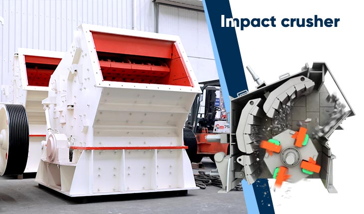 impact rock crusher and its discharging port