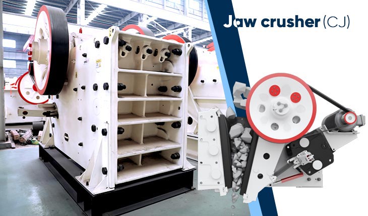 jaw rock crusher and its discharging port