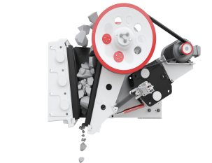 internal structure of fixed jaw crusher