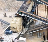 portable crusher team up with vibrating screen